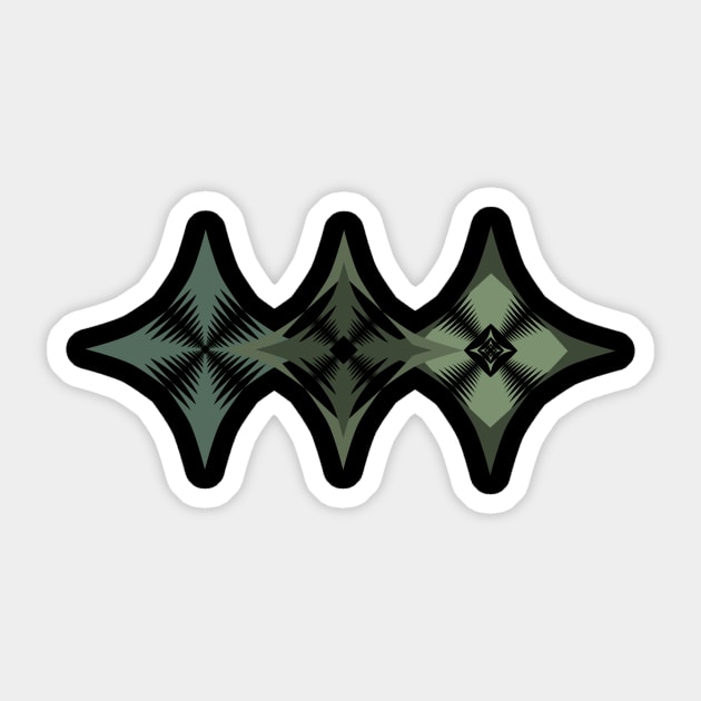 Triple star Sticker by stephenignacio